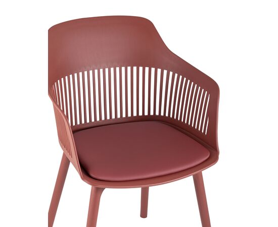 Стул Крокус (Crocus) с подушкой 575x550x835 СЛ-7047ДП дарк ред 66011 ДУАЛ (SL-7047DP dark red 66011 DUAL) Бордовый, Материал основания: Пластик, Основной цвет: Бордовый, Ширина: 575, Ширина сиденья: 470, Высота: 835, Глубина: 550, Высота от пола до верхней части сиденья, мин: 475, Каркас: Пластик, Вес: 6,2, Материал сиденья: экокожа, Артикул: СЛ-7047ДП дарк ред 66011 ДУАЛ (SL-7047DP dark red 66011 DUAL), изображение 5post-test