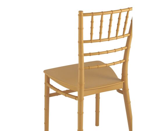Стул Кьявари (Chiavari) (Кьявари) 430x480x890 Й828 голд (Y828 gold) Золотой, Материал основания: Пластик, Основной цвет: Золотой, Ширина: 430, Ширина сиденья: 400, Высота: 890, Глубина: 480, Высота от пола до верхней части сиденья, мин: 430, Каркас: Пластик, Вес: 3,6, Материал сиденья: пластик, Артикул: Й828 голд (Y828 gold), изображение 2post-test