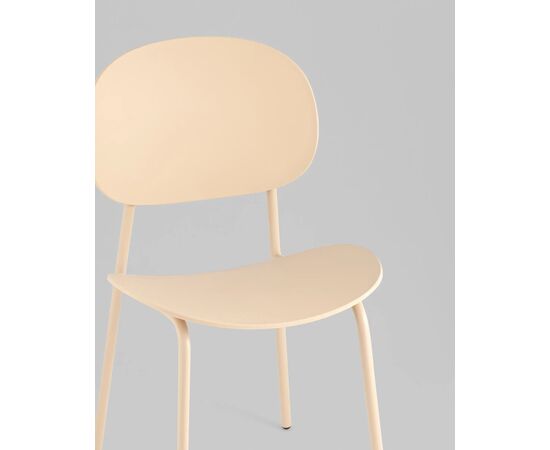 Стул Эди (Edie) 450x530x780 УТ000039126 Желтый, Основной цвет: Желтый, Ширина: 450, Материал основания: Металл, Высота: 780, Глубина: 530, Материал: Пластик, Вес: 4,2, Цвет опоры: желтый, Артикул: УТ000039126, изображение 2post-test