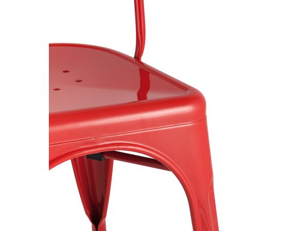 Стул Толикс (TOLIX) 450x515x840 ЙД-Х440Б ЛГ-03 (YD-H440B LG-03) Красный глянцевый, Основной цвет: Красный глянцевый, Ширина: 450, Материал основания: Металл, Высота: 840, Глубина: 515, Материал: Металл, Каркас: Металл, Вес: 4,6, Цвет опоры: красный глянцевый, Материал сиденья: Металл, Цвет сиденья: красный глянцевый, Артикул: ЙД-Х440Б ЛГ-03 (YD-H440B LG-03), изображение 5post-test
