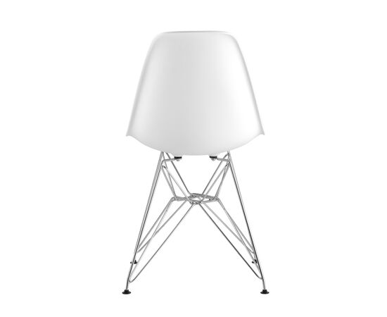 Стул УВА ДСР НЬЮ (UVA DSR NEW) 450x550x800 ДК-20101301 вхите (DC-20101301 white) Белый, Основной цвет: Белый, Ширина: 450, Материал основания: Металл, Высота: 800, Глубина: 550, Материал: Пластик, Каркас: Металл, Вес: 3,8, Цвет опоры: серебристый, Материал сиденья: пластик, Цвет сиденья: Белый, Артикул: ДК-20101301 вхите (DC-20101301 white), изображение 3post-test