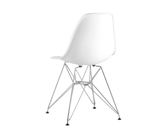 Стул УВА ДСР НЬЮ (UVA DSR NEW) 450x550x800 ДК-20101301 вхите (DC-20101301 white) Белый, Основной цвет: Белый, Ширина: 450, Материал основания: Металл, Высота: 800, Глубина: 550, Материал: Пластик, Каркас: Металл, Вес: 3,8, Цвет опоры: серебристый, Материал сиденья: пластик, Цвет сиденья: Белый, Артикул: ДК-20101301 вхите (DC-20101301 white), изображение 4post-test
