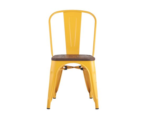 Стул Толикс (TOLIX) 450x515x840 ЙД-Х440Б-В ЛГ-06 (YD-H440B-W LG-06) Желтый глянцевый/темное дерево, Основной цвет: Желтый глянцевый/темное дерево, Ширина: 450, Материал основания: Металл, Высота: 840, Глубина: 515, Материал: дерево, Каркас: Металл, Вес: 5,1, Цвет опоры: желтый глянцевый, Материал сиденья: Дерево, Цвет сиденья: Темно-коричневый, Артикул: ЙД-Х440Б-В ЛГ-06 (YD-H440B-W LG-06), изображение 2post-test