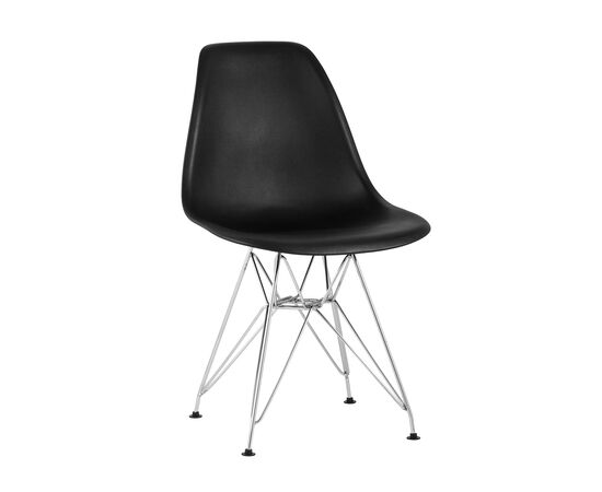 Стул УВА ДСР НЬЮ (UVA DSR NEW) 450x550x800 ДК-20101301 блак (DC-20101301 black) Чёрный, Основной цвет: Чёрный, Ширина: 450, Материал основания: Металл, Высота: 800, Глубина: 550, Материал: Пластик, Каркас: Металл, Вес: 3,8, Цвет опоры: серебристый, Материал сиденья: пластик, Цвет сиденья: Черный, Артикул: ДК-20101301 блак (DC-20101301 black), изображение 2post-test