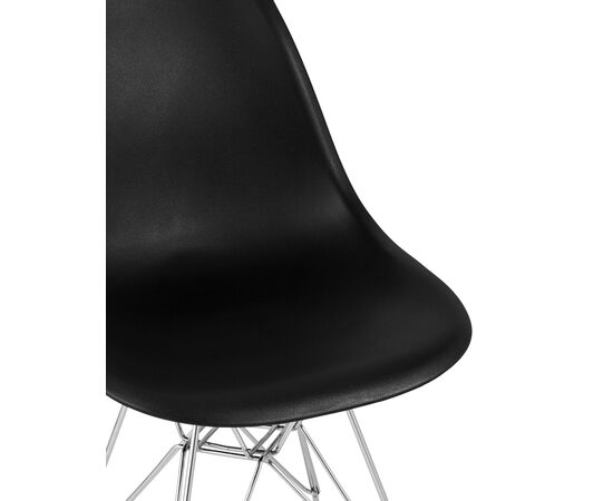 Стул УВА ДСР НЬЮ (UVA DSR NEW) 450x550x800 ДК-20101301 блак (DC-20101301 black) Чёрный, Основной цвет: Чёрный, Ширина: 450, Материал основания: Металл, Высота: 800, Глубина: 550, Материал: Пластик, Каркас: Металл, Вес: 3,8, Цвет опоры: серебристый, Материал сиденья: пластик, Цвет сиденья: Черный, Артикул: ДК-20101301 блак (DC-20101301 black), изображение 7post-test