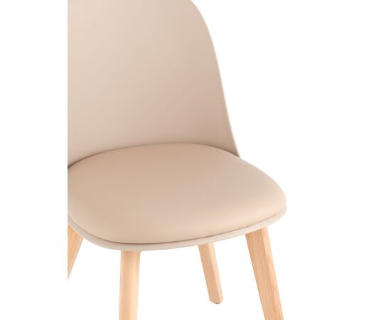 Стул Фог (Fog) 500x450x800 СЛ-7022ДМ беиге 70043 (SL-7022DM beige 70043) Бежевый, Основной цвет: Бежевый, Материал основания: Пластик, Ширина: 500, Высота: 800, Глубина: 450, Вес: 5,2, Материал сиденья: экокожа, Артикул: СЛ-7022ДМ беиге 70043 (SL-7022DM beige 70043), изображение 5post-test