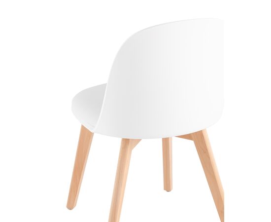 Стул Фог (Fog) 500x450x800 СЛ-7022ДМ вхите (SL-7022DM white) Белый, Основной цвет: Белый, Материал основания: Массив дерева, Ширина: 500, Высота: 800, Глубина: 450, Вес: 5,2, Материал сиденья: экокожа, Артикул: СЛ-7022ДМ вхите (SL-7022DM white), изображение 6post-test