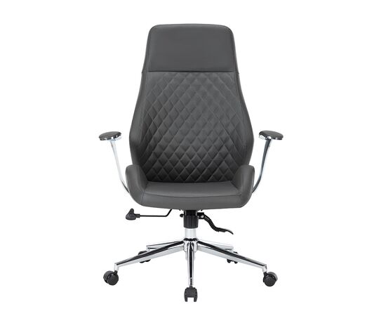 Кресло Чейрман Ч790 (CHAIRMAN CH790) 730x700x1110 Серый, Основной цвет: Серый, Ширина: 730, Ролики: Стандарт БИФМА 5 (BIFMA 5),1 (США), диаметр штока 11 мм, покрытие – полиуретан, Высота: 1110, Глубина: 700, Максимальная высота: 1190, Каркас: немонолитный, Материал сиденья: экокожа, Механизм: С возможностью фиксации кресла в рабочем положении. Регулировка кресла по высоте, Материал спинки: экокожа, Рекомендованная максимальная нагрузка: 120 кг, Цвет подлокотников: Серый, изображение 5post-test