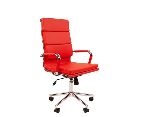 Кресло Чейрмэн 750 (CHAIRMAN 750) 560x440x600 7023171 Чёрный, Основной цвет: Чёрный, Ширина: 560, Высота: 600, Глубина: 440, Максимальная ширина: 560, Максимальная глубина: 440, Максимальная высота: 600, Материал сиденья: экокожа, Материал спинки: экокожа, Рекомендованная максимальная нагрузка: до 120 кг, изображение 2post-test
