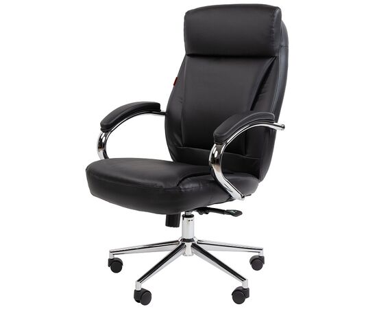 Кресло Чейрмэн 794 (CHAIRMAN 794) ЭКО 670x515x1110 ЧАИРМАН 794 (CHAIRMAN 794) ЭКО Чёрный, Основной цвет: Чёрный, Ширина: 670, Ролики: Диаметр штока 11 мм, покрытие – нейлон, Высота: 1110, Глубина: 515, Максимальная высота: 1170, Каркас: Немонолитный. Характеристики соответствуют стандарту БИФМА 5.1 (BIFMA 5.1) (США), Материал подлокотников: Металлические хромированные с мягкими накладками, обитыми экокожей., Вес: 19,2, Материал сиденья: экокожа, Механизм: С возможностью фиксации кресла в любом положении. Регулировка кресла по высоте, Подголовник: рельефный, Материал спинки: экокожа, Рекомендованная максимальная нагрузка: до 120 кг, Объем: 0,22, Артикул: ЧАИРМАН 794 (CHAIRMAN 794) ЭКО, изображение 4post-test