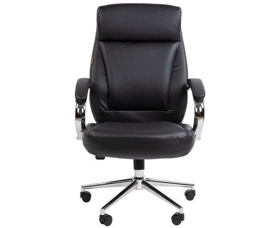 Кресло Чейрмэн 794 (CHAIRMAN 794) ЭКО 670x515x1110 ЧАИРМАН 794 (CHAIRMAN 794) ЭКО Чёрный, Основной цвет: Чёрный, Ширина: 670, Ролики: Диаметр штока 11 мм, покрытие – нейлон, Высота: 1110, Глубина: 515, Максимальная высота: 1170, Каркас: Немонолитный. Характеристики соответствуют стандарту БИФМА 5.1 (BIFMA 5.1) (США), Материал подлокотников: Металлические хромированные с мягкими накладками, обитыми экокожей., Вес: 19,2, Материал сиденья: экокожа, Механизм: С возможностью фиксации кресла в любом положении. Регулировка кресла по высоте, Подголовник: рельефный, Материал спинки: экокожа, Рекомендованная максимальная нагрузка: до 120 кг, Объем: 0,22, Артикул: ЧАИРМАН 794 (CHAIRMAN 794) ЭКО, изображение 6post-test