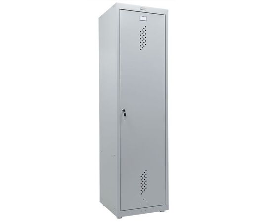 Шкаф для раздевалок ПРАКТИК усиленный Эм Эл-11-50У (ML-11-50U) 500x500x1830 МЛ 11-50 (ML 11-50) К (C)ерый полуматовый (РАЛ 7038 (RAL 7038)), Основной цвет: К (C)ерый полуматовый (РАЛ 7038 (RAL 7038)), Ширина: 500, Количество полок: 2, Высота: 1830, Глубина: 500, Тип замка: ключевой, Вес: 26, Артикул: МЛ 11-50 (ML 11-50), изображение 2post-test