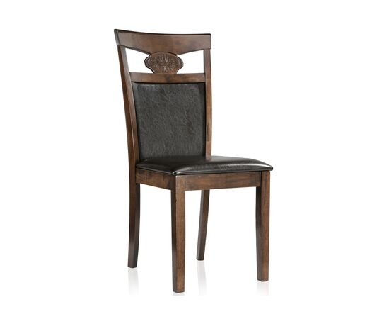 Стул деревянный Венте (Vente) 430x520x950 1995 Коричневый/Диртй оак (Dirty oak), Основной цвет: Коричневый/Диртй оак (Dirty oak), Материал основания: Массив дерева, Ширина: 430, Высота: 950, Глубина: 520, Материал: Искусственная кожа, Каркас: Массив дерева, Вес: 5,6, Цвет опоры: Диртй оак (Dirty oak), Подлокотники: Нет, Объем: 0,048, Артикул: 1995, изображение 2post-test