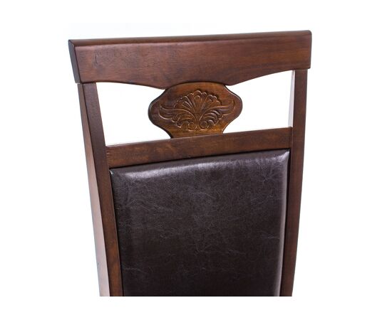 Стул деревянный Венте (Vente) 430x520x950 1995 Коричневый/Диртй оак (Dirty oak), Основной цвет: Коричневый/Диртй оак (Dirty oak), Материал основания: Массив дерева, Ширина: 430, Высота: 950, Глубина: 520, Материал: Искусственная кожа, Каркас: Массив дерева, Вес: 5,6, Цвет опоры: Диртй оак (Dirty oak), Подлокотники: Нет, Объем: 0,048, Артикул: 1995, изображение 7post-test