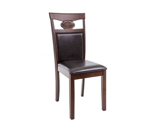 Стул деревянный Венте (Vente) 430x520x950 1995 Коричневый/Диртй оак (Dirty oak), Основной цвет: Коричневый/Диртй оак (Dirty oak), Материал основания: Массив дерева, Ширина: 430, Высота: 950, Глубина: 520, Материал: Искусственная кожа, Каркас: Массив дерева, Вес: 5,6, Цвет опоры: Диртй оак (Dirty oak), Подлокотники: Нет, Объем: 0,048, Артикул: 1995, изображение 10post-test