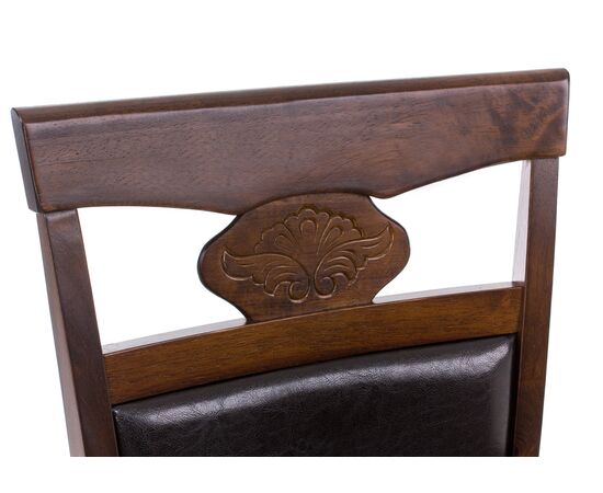 Стул деревянный Венте (Vente) 520x520x950 1996 Коричневый/Диртй оак (Dirty oak), Основной цвет: Коричневый/Диртй оак (Dirty oak), Материал основания: Массив дерева, Ширина: 520, Высота: 950, Глубина: 520, Материал: Искусственная кожа, Каркас: Массив дерева, Вес: 5,6, Цвет опоры: Диртй оак (Dirty oak), Подлокотники: Да, Объем: 0,048, Артикул: 1996, изображение 6post-test