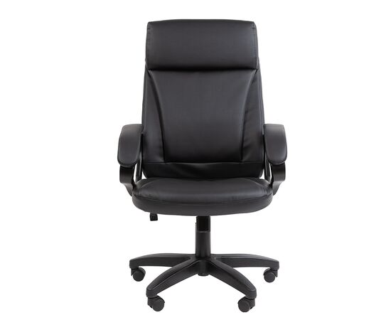 Кресло Чейрмэн 794 элти (CHAIRMAN 794 LT) 660x510x1130 CHAIRMAN 794 LT Чёрный, Основной цвет: Чёрный, Ширина: 660, Ролики: Диаметр штока 11 мм, покрытие – нейлон, Высота: 1130, Глубина: 510, Максимальная высота: 1225, Каркас: Немонолитный. Характеристики соответствуют стандарту BIFMA 5.1 (США), Материал подлокотников: Пластиковые с мягкими накладками, обитыми экокожей, Вес: 15,7, Материал сиденья: экокожа, Механизм: С возможностью фиксации кресла в рабочем положении. Регулировка кресла по высоте, Подголовник: рельефный, Материал спинки: экокожа, Рекомендованная максимальная нагрузка: до 120 кг, Объем: 0,22, Артикул: CHAIRMAN 794 LT, изображение 2post-test