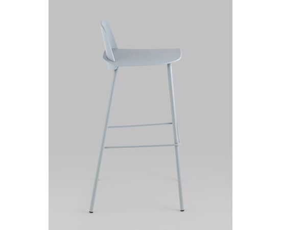 Стул барный Мист (Mist) 470x470x900 УТ000036887 Серо-голубой, Основной цвет: Серо-голубой, Ширина: 470, Высота: 900, Глубина: 470, Вес: 4,7, Артикул: УТ000036887, изображение 5post-test