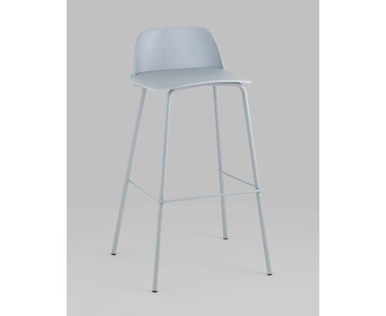 Стул барный Мист (Mist) 470x470x900 УТ000036887 Серо-голубой, Основной цвет: Серо-голубой, Ширина: 470, Высота: 900, Глубина: 470, Вес: 4,7, Артикул: УТ000036887, изображение 6post-test