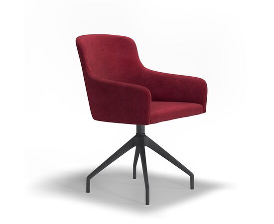 Кресло Марко 3 Свисс Блэк (Marco 3 Swiss Black) 560x630x830 Marco M3 Office SB На выбор, Основной цвет: На выбор, Ширина: 560, Высота: 830, Глубина: 630, Материал крестовины: Пластик, Материал сиденья: На выбор, Материал спинки: на выбор, Цвет крестовины: Черный, изображение 3post-test