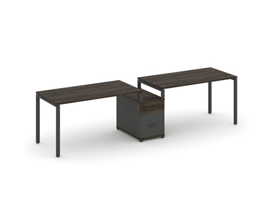 Концепт Рабочая станция 2 места с 1 опорной тумбой 3472x720x750 CN.ORS-308 W Дуб Мали/Антрацит/Металл Антрацит, Основной цвет: Дуб Мали/Антрацит/Металл Антрацит, Ширина: 3472, Высота: 750, Глубина: 720, Максимальная ширина: 3472, Максимальная глубина: 720, Максимальная высота: 750, Объем: 0,235, Бренд: РИВА ООО, изображение 8post-test