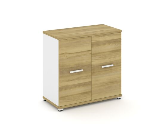 Концепт Шкаф 1 широкая секция 2 ниши 836x420x818 CN.STS-213 W Дуб Винченцо/Белый Бриллиант/Металл Белый, Основной цвет: Дуб Винченцо/Белый Бриллиант/Металл Белый, Ширина: 836, Высота: 818, Глубина: 420, Максимальная ширина: 836, Максимальная глубина: 420, Максимальная высота: 818, Объем: 0,063, Бренд: РИВА ООО, изображение 2post-test