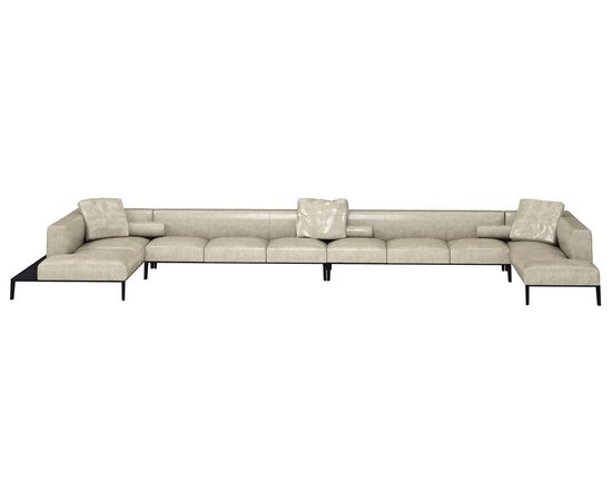 Прямой модуль дивана Верди-1 Light 1150x790x730 437861, Категория ткани: Категория 8, Ширина: 1150, Высота: 730, Глубина: 790, Каркас: Металл, изображение 2post-test
