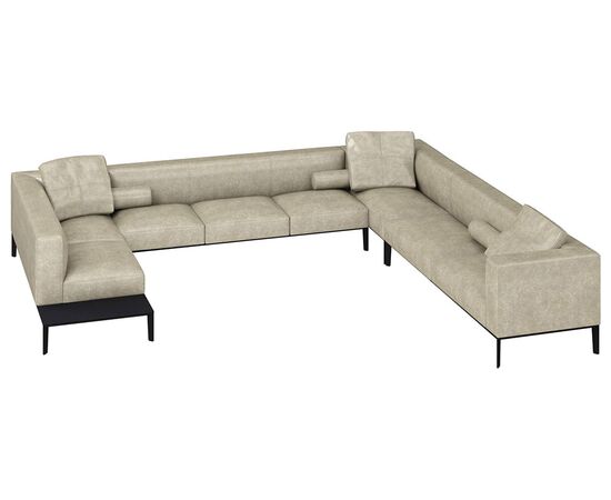 Прямой модуль дивана Верди-2 Light 1650x790x730 СБДК-П.984, Категория ткани: Категория 7, Ширина: 1650, Высота: 730, Глубина: 790, Каркас: Металл, изображение 2post-test