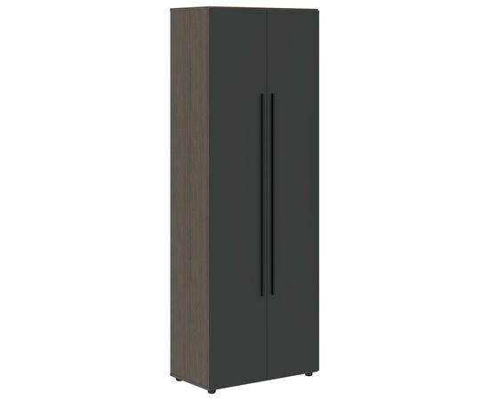 ВЕЛИОН/VELION Шкаф высокий широкий 800х450х2253 VHCS 80.1 яшма черный/дуб сильвер, Основной цвет: яшма черный/дуб сильвер, Ширина: 800, Высота: 2253, Глубина: 450, Вес: 110,8, Объем: 0,196, Бренд: ТАЙПИТ-МК ООО, Артикул для сайта: VHCS 80.1, изображение 2post-test