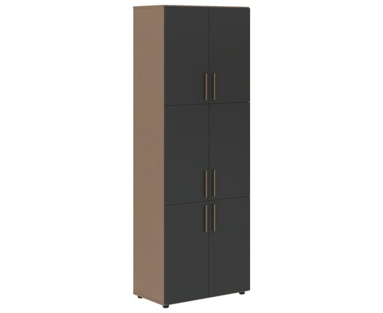 ВЕЛИОН/VELION Шкаф высокий широкий 800х450х2253 VHCS 80.8 яшма черный/кобра, Основной цвет: яшма черный/кобра, Ширина: 800, Высота: 2253, Глубина: 450, Вес: 115,2, Объем: 0,197, Бренд: ТАЙПИТ-МК ООО, Артикул для сайта: VHCS 80.8, изображение 3post-test