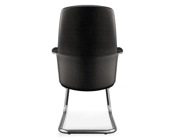 Конференц-кресло Камм (Calm) 650x650x870 КМ70ГК (CKM70GC) Коричневый, Основной цвет: Коричневый, Ширина: 650, Высота: 870, Глубина: 650, Материал подлокотников: металл с накладками, Вес: 23, Материал крестовины: Металл, Материал сиденья: натуральная кожа, Материал спинки: натуральная кожа/экокожа, Цвет крестовины: Хром, Цвет подлокотников: Коричневый, Объем: 0,31, Артикул: КМ70ГК (CKM70GC), изображение 4post-test