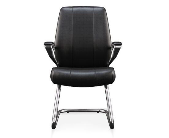 Конференц-кресло Камм (Calm) 650x650x870 КМ70ГК (CKM70GC) Коричневый, Основной цвет: Коричневый, Ширина: 650, Высота: 870, Глубина: 650, Материал подлокотников: металл с накладками, Вес: 23, Материал крестовины: Металл, Материал сиденья: натуральная кожа, Материал спинки: натуральная кожа/экокожа, Цвет крестовины: Хром, Цвет подлокотников: Коричневый, Объем: 0,31, Артикул: КМ70ГК (CKM70GC), изображение 5post-test