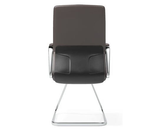 Конференц-кресло Герой (Hero) 560x560x1015 ЧР70ГК-2 (CHR70GC-2) Чёрный, Основной цвет: Чёрный, Ширина: 560, Высота: 1015, Глубина: 560, Вес: 17, Материал крестовины: Алюминий, Материал сиденья: натуральная кожа, Материал спинки: натуральная кожа/экокожа, Цвет крестовины: Алюминий, Цвет подлокотников: Алюминий, Объем: 0,22, Артикул: ЧР70ГК-2 (CHR70GC-2), изображение 2post-test