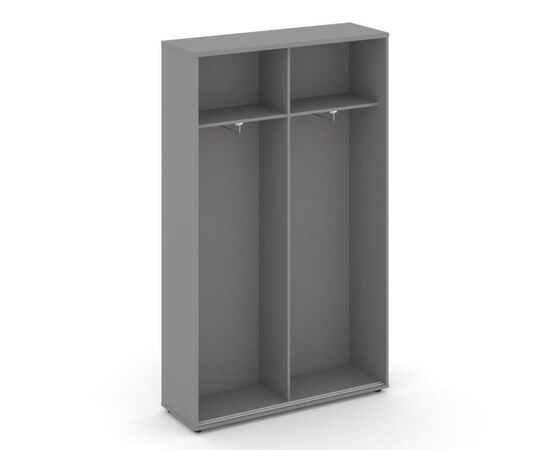 Стайл Проджект Шкаф-купе для одежды 1200x400x1982 SN.SHK.E-003 Серый Пепел/Черный Ручки, Основной цвет: Серый Пепел/Черный Ручки, Ширина: 1200, Высота: 1982, Глубина: 400, Максимальная ширина: 1200, Максимальная глубина: 400, Максимальная высота: 1982, Объем: 0,126, Бренд: РИВА ООО, Артикул для сайта: SN.SHK.E-003, изображение 2post-test