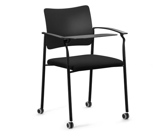 ПИНКО/PINKO Кресло со столиком на колесах с черными опорами 44/63x45/48xh79 Pinko plastic cast black Pulse 24 Black Arms+WT Черный/Черный/Черный, Основной цвет: Черный/Черный/Черный, Ширина: 63, Высота: 79, Глубина: 48, Максимальная ширина: 63, Максимальная глубина: 48, Минимальная ширина: 44, Максимальная высота: 79, Минимальная глубина: 45, Вес: 8, Объем: 0,12, Бренд: ЦЕНТРЭКСИМ ООО, Артикул для сайта: Pinko plastic cast black Pulse 24 Black Arms+WT, изображение 2post-test