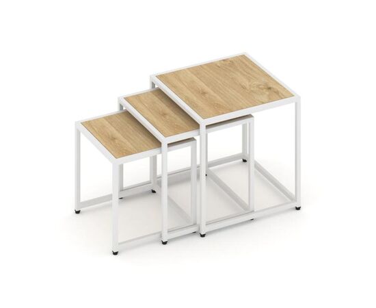 Лофт Стол журнальный 450x450x450 VR.L-SJK-45 Тиквуд Светлый/Металл белый, Основной цвет: Тиквуд Светлый/Металл белый, Ширина: 450, Высота: 450, Глубина: 450, Максимальная ширина: 450, Максимальная глубина: 450, Максимальная высота: 450, Объем: 0,129, Бренд: РИВА ООО, Артикул для сайта: VR.L-SJK-45, изображение 4post-test