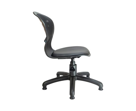 Кресло 60x60x78/88 1120 PL Black Чёрный, Минимальная высота: 78, Основной цвет: Чёрный, Максимальная нагрузка: 100, Ширина: 60, Высота: 88, Глубина: 60, Максимальная ширина: 60, Максимальная глубина: 60, Максимальная высота: 88, Вес: 10,9, Материал сиденья: экокожа, Цвет сиденья: Черный, Цвет спинки: Черный, Материал спинки: пластик, Бренд: РИВА ООО, Артикул для сайта: 1120 PL Black, изображение 3post-test