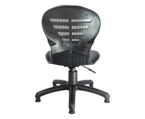Кресло 60x60x78/88 1120 PL Black Чёрный, Минимальная высота: 78, Основной цвет: Чёрный, Максимальная нагрузка: 100, Ширина: 60, Высота: 88, Глубина: 60, Максимальная ширина: 60, Максимальная глубина: 60, Максимальная высота: 88, Вес: 10,9, Материал сиденья: экокожа, Цвет сиденья: Черный, Цвет спинки: Черный, Материал спинки: пластик, Бренд: РИВА ООО, Артикул для сайта: 1120 PL Black, изображение 5post-test