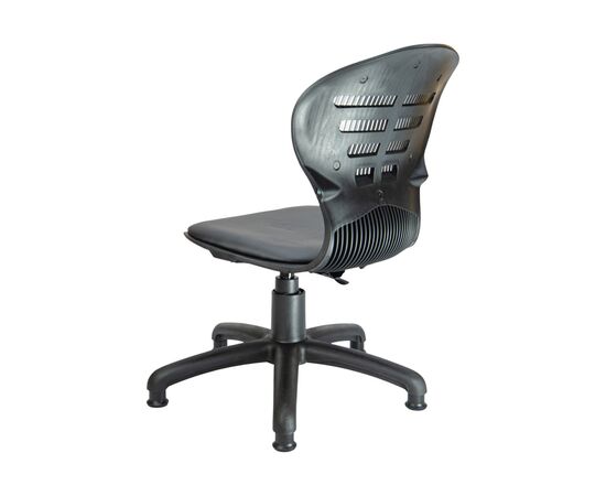 Кресло 60x60x78/88 1120 PL Black Чёрный, Минимальная высота: 78, Основной цвет: Чёрный, Максимальная нагрузка: 100, Ширина: 60, Высота: 88, Глубина: 60, Максимальная ширина: 60, Максимальная глубина: 60, Максимальная высота: 88, Вес: 10,9, Материал сиденья: экокожа, Цвет сиденья: Черный, Цвет спинки: Черный, Материал спинки: пластик, Бренд: РИВА ООО, Артикул для сайта: 1120 PL Black, изображение 6post-test