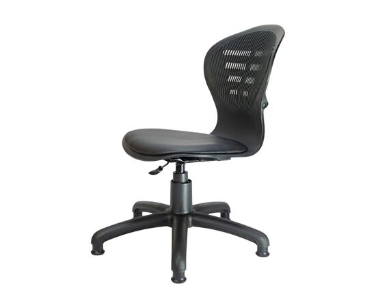 Кресло 60x60x78/88 1120 PL Black Чёрный, Минимальная высота: 78, Основной цвет: Чёрный, Максимальная нагрузка: 100, Ширина: 60, Высота: 88, Глубина: 60, Максимальная ширина: 60, Максимальная глубина: 60, Максимальная высота: 88, Вес: 10,9, Материал сиденья: экокожа, Цвет сиденья: Черный, Цвет спинки: Черный, Материал спинки: пластик, Бренд: РИВА ООО, Артикул для сайта: 1120 PL Black, изображение 8post-test