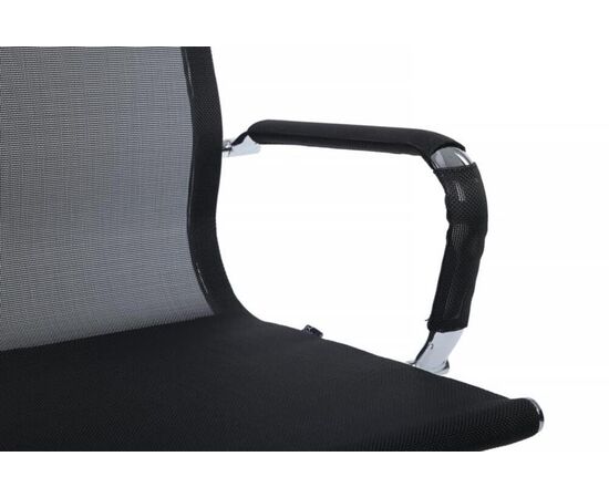 Кресло Хьюго RCH 57x56x109/119 6001-1SE Чёрный, Основной цвет: Чёрный, Ширина: 57, Высота: 119, Глубина: 56, Максимальная ширина: 57, Максимальная глубина: 56, Максимальная высота: 119, Вес: 12,6, Материал сиденья: сетка, Механизм: топ-ган, Подголовник: металлические хромированные, с накладками из сетки в цвет кресла, Цвет сиденья: Черный, Цвет спинки: Черный, Максимальная нагрузка: 120, Материал спинки: сетка, Гарантия: 1 год, Страна производитель: Китай, Объем: 0,288, Бренд: РИВА ООО, Артикул для сайта: 6001-1SE, изображение 11post-test