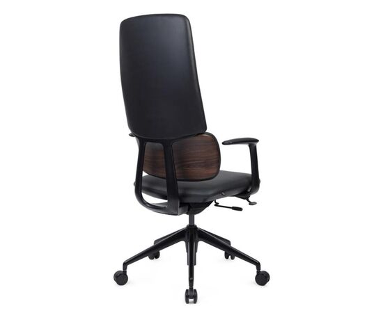 Кресло Аворио 64x61x118/128 FK014-A12 Чёрный, Основной цвет: Чёрный, Ширина: 64, Высота: 128, Глубина: 61, Максимальная ширина: 64, Максимальная глубина: 61, Максимальная высота: 128, Вес: 23,4, Материал сиденья: натуральная кожа/экокожа, Механизм: синхромеханизм со слайдером с фиксацией в 3 положениях, Подголовник: черный алюминий, с накладками из натуральной кожи в цвет кресла, Цвет сиденья: Черный, Цвет спинки: Черный, Максимальная нагрузка: 150, Материал спинки: натуральная кожа/экокожа, Гарантия: 5 лет, Страна производитель: Китай, Объем: 0,242, Бренд: РИВА ООО, Артикул для сайта: FK014-A12, изображение 2post-test