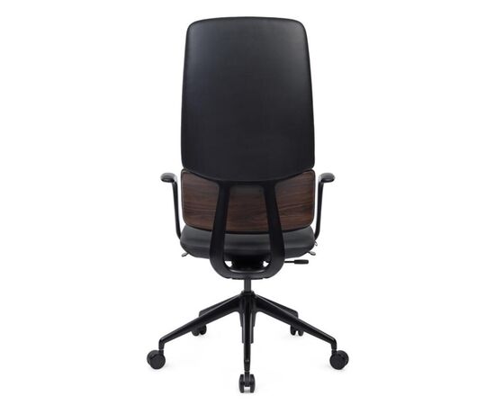 Кресло Аворио 64x61x118/128 FK014-A12 Чёрный, Основной цвет: Чёрный, Ширина: 64, Высота: 128, Глубина: 61, Максимальная ширина: 64, Максимальная глубина: 61, Максимальная высота: 128, Вес: 23,4, Материал сиденья: натуральная кожа/экокожа, Механизм: синхромеханизм со слайдером с фиксацией в 3 положениях, Подголовник: черный алюминий, с накладками из натуральной кожи в цвет кресла, Цвет сиденья: Черный, Цвет спинки: Черный, Максимальная нагрузка: 150, Материал спинки: натуральная кожа/экокожа, Гарантия: 5 лет, Страна производитель: Китай, Объем: 0,242, Бренд: РИВА ООО, Артикул для сайта: FK014-A12, изображение 3post-test