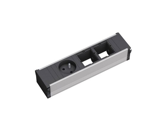 ПАУЕР ФРЭЙМ/POWER FRAME 1сил +2 поле 224x60 916.001 серо-черный, Основной цвет: серо-черный, Ширина: 224, Глубина: 60, Максимальная ширина: 224, Максимальная глубина: 60, Вес: 0,67, Объем: 0,01, Бренд: ЦЕНТРЭКСИМ ООО, Артикул для сайта: 916.001, изображение 3post-test