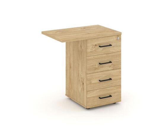 Стайл Проджект Тумба приставная 416/700x460x750 SN.TPP-002 Тиквуд Светлый/Черный Ручки, Основной цвет: Тиквуд Светлый/Черный Ручки, Ширина: 700, Высота: 750, Глубина: 460, Максимальная ширина: 700, Максимальная глубина: 460, Минимальная ширина: 416, Максимальная высота: 750, Объем: 0,046, Бренд: РИВА ООО, Артикул для сайта: SN.TPP-002, изображение 2post-test