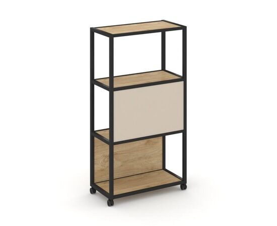 Шелф Мобайл Стеллаж 4 уровня 1 секция 600x400x1523 VR.LT-STK-403.06 Тиквуд Светлый/Металл Черный/W-04, Основной цвет: Тиквуд Светлый/Металл Черный/W-04, Ширина: 600, Высота: 1523, Глубина: 400, Максимальная ширина: 600, Максимальная глубина: 400, Максимальная высота: 1523, Объем: 0,076, Бренд: РИВА ООО, Артикул для сайта: VR.LT-STK-403.06, изображение 2post-test
