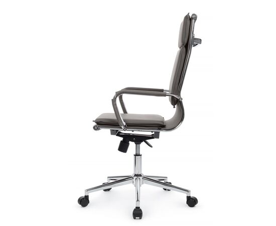 Кресло Хьюго RCH 57x56x109/119 6003-1SE Серый, Основной цвет: Серый, Ширина: 57, Высота: 119, Глубина: 56, Максимальная ширина: 57, Максимальная глубина: 56, Максимальная высота: 119, Вес: 14,8, Материал сиденья: экокожа, Механизм: топ-ган, Подголовник: металлические хромированные, с накладками из экокожи в цвет кресла, Цвет сиденья: Серый, Цвет спинки: Серый, Максимальная нагрузка: 120, Материал спинки: экокожа, Гарантия: 1 год, Страна производитель: Китай, Объем: 0,288, Бренд: РИВА ООО, Артикул для сайта: 6003-1SE, изображение 6post-test