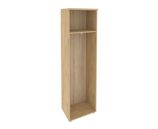 Оникс Гардероб узкий левое исполнение 560x420x1977 O.GB-1 (L) Тиквуд Светлый/Белый Бриллиант, Основной цвет: Тиквуд Светлый/Белый Бриллиант, Ширина: 560, Высота: 1977, Глубина: 420, Максимальная ширина: 560, Максимальная глубина: 420, Максимальная высота: 1977, Объем: 0,13, Бренд: РИВА ООО, Артикул для сайта: O.GB-1 (L), изображение 2post-test