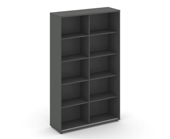 Стайл Проджект Шкаф-купе с полками 1200x400x1982 SN.SHK-001 Антрацит NEW/Вяз Благородный/Черный Ручки, Основной цвет: Антрацит NEW/Вяз Благородный/Черный Ручки, Ширина: 1200, Высота: 1982, Глубина: 400, Максимальная ширина: 1200, Максимальная глубина: 400, Максимальная высота: 1982, Объем: 0,179, Бренд: РИВА ООО, Артикул для сайта: SN.SHK-001, изображение 2post-test