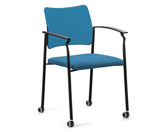 ПИНКО/PINKO Кресло обитое на колесах с черными опорами 44/59x45/48xh79 Pinko UPH cast black SLW 58 Arms ЧЕРНЫЙ/ГОЛУБ/ЧЕРНЫЙ, Основной цвет: ЧЕРНЫЙ/ГОЛУБ/ЧЕРНЫЙ, Ширина: 59, Высота: 79, Глубина: 48, Максимальная ширина: 59, Максимальная глубина: 48, Минимальная ширина: 44, Максимальная высота: 79, Минимальная глубина: 45, Вес: 7,5, Объем: 0,16, Бренд: ЦЕНТРЭКСИМ ООО, Артикул для сайта: Pinko UPH cast black SLW 58 Arms, изображение 2post-test